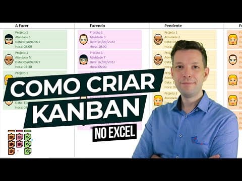 [Excel] Quadro de Acompanhamento Kanban Scrum