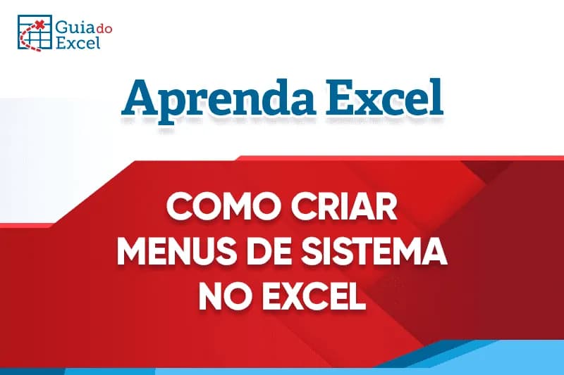 Como criar menus de sistema no Excel capa