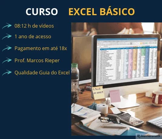 Curso de Excel Básico Guia do Excel