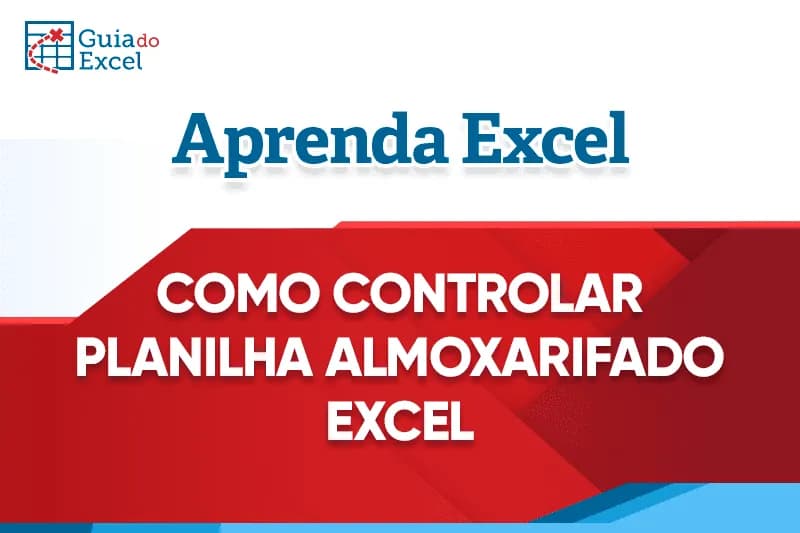 Planilha de almoxarifado Excel capa