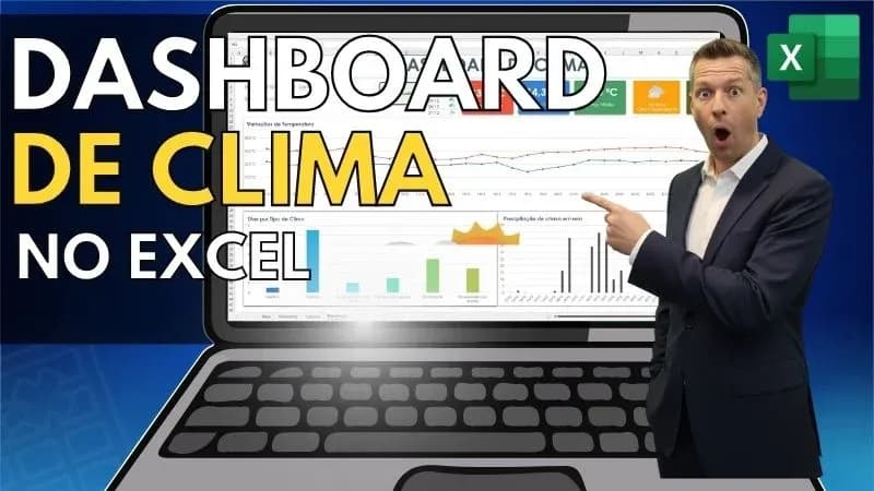 Planilha de Dashboard de Clima Excel