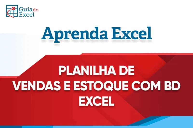 Planilha de Vendas e Estoque com BD capa