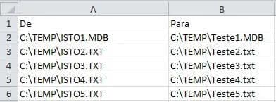 Renomear Arquivos com VBA Excel