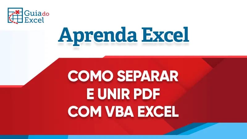 Separar quebrar unir pdf excel vba