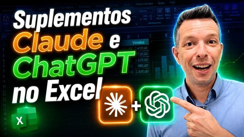 Suplementos Claude e ChatGPT no Excel 800
