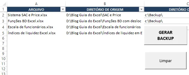 Backup Excel VBA