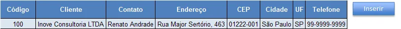 Clientes Ordem de serviço Excel