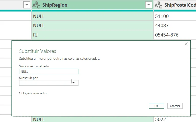 relatório texto excel 17