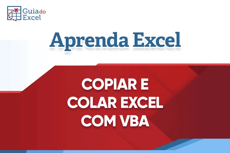 copiar e colar valores excel vba