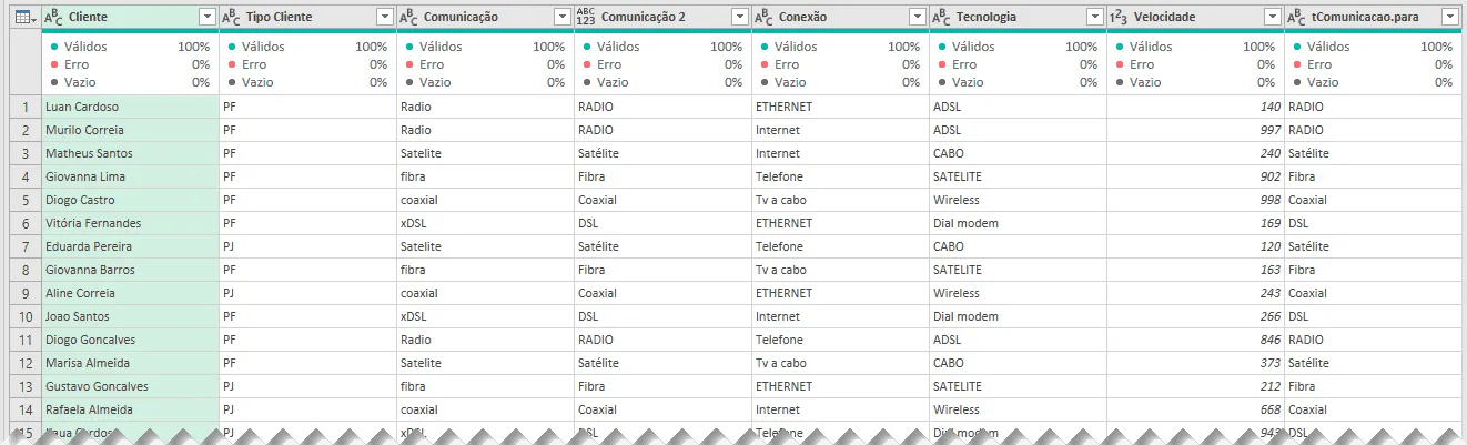 de para excel power query 12