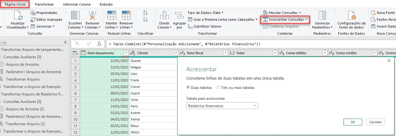 Excel Como conciliar dados usando o Powerquery 10 (1)