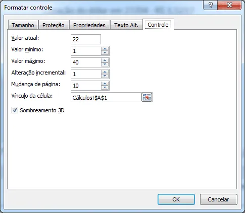 Formatar controle de barra de rolagem