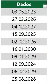 Como Colocar Datas no Excel no Padrão dd.mm.aaaa