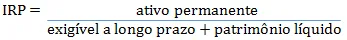 Imobilização de recursos permanentes
