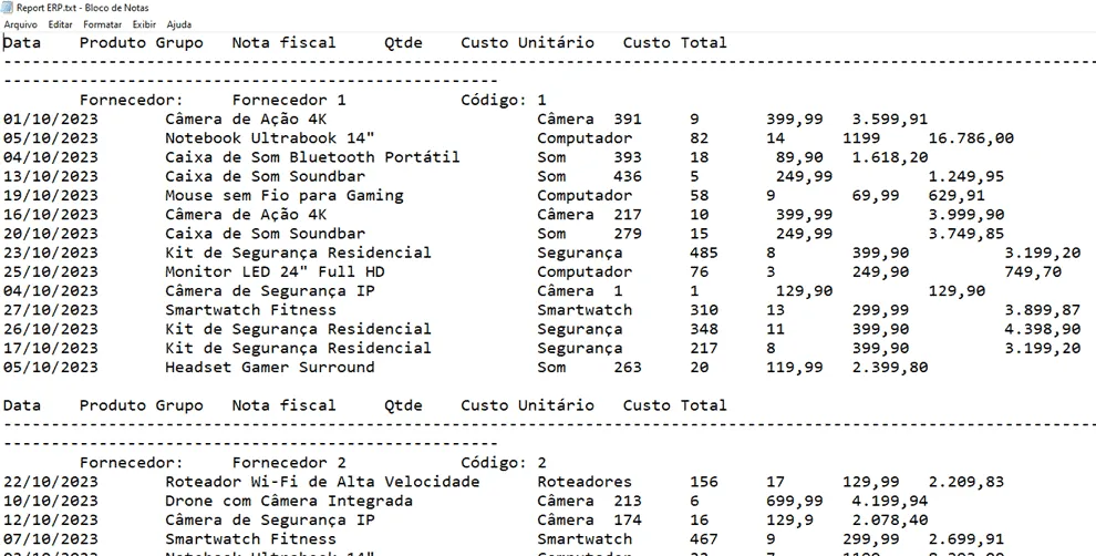 Linha em Coluna Power Query Excel 1