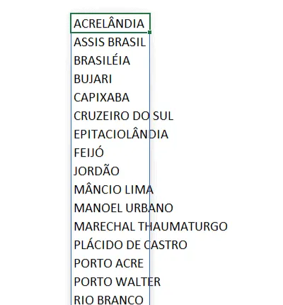 listas suspensas listas de dados menu dropdown excel 8