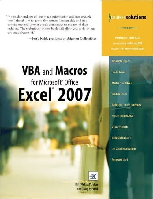 Livro VBA e Macros Excel 2016 - Bill Jellen 1