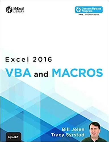 Livro VBA e Macros Excel 2016 - Bill Jellen