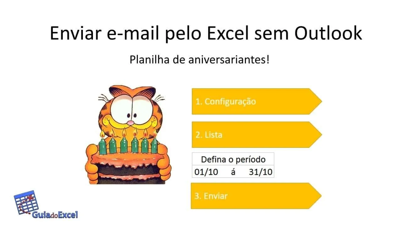 Enviar e-mail Excel VBA - Planilha de Aniversário para download