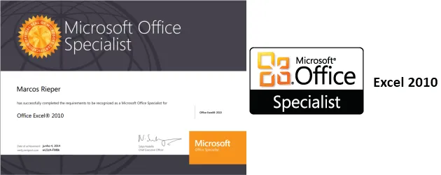 Excel Specialist MOS 77-882