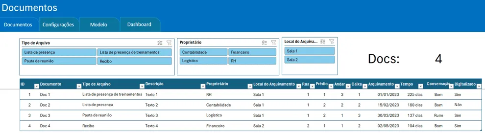 planilha arquivo morto excel 3