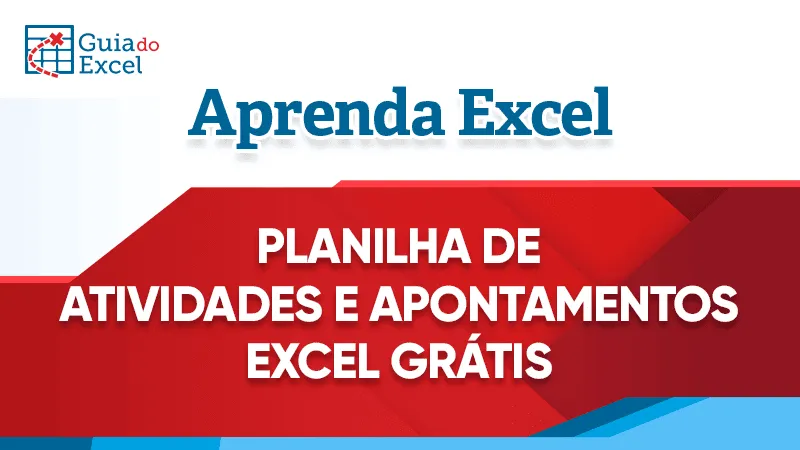 Planilha de Atividades e Apontamentos Excel Gratis