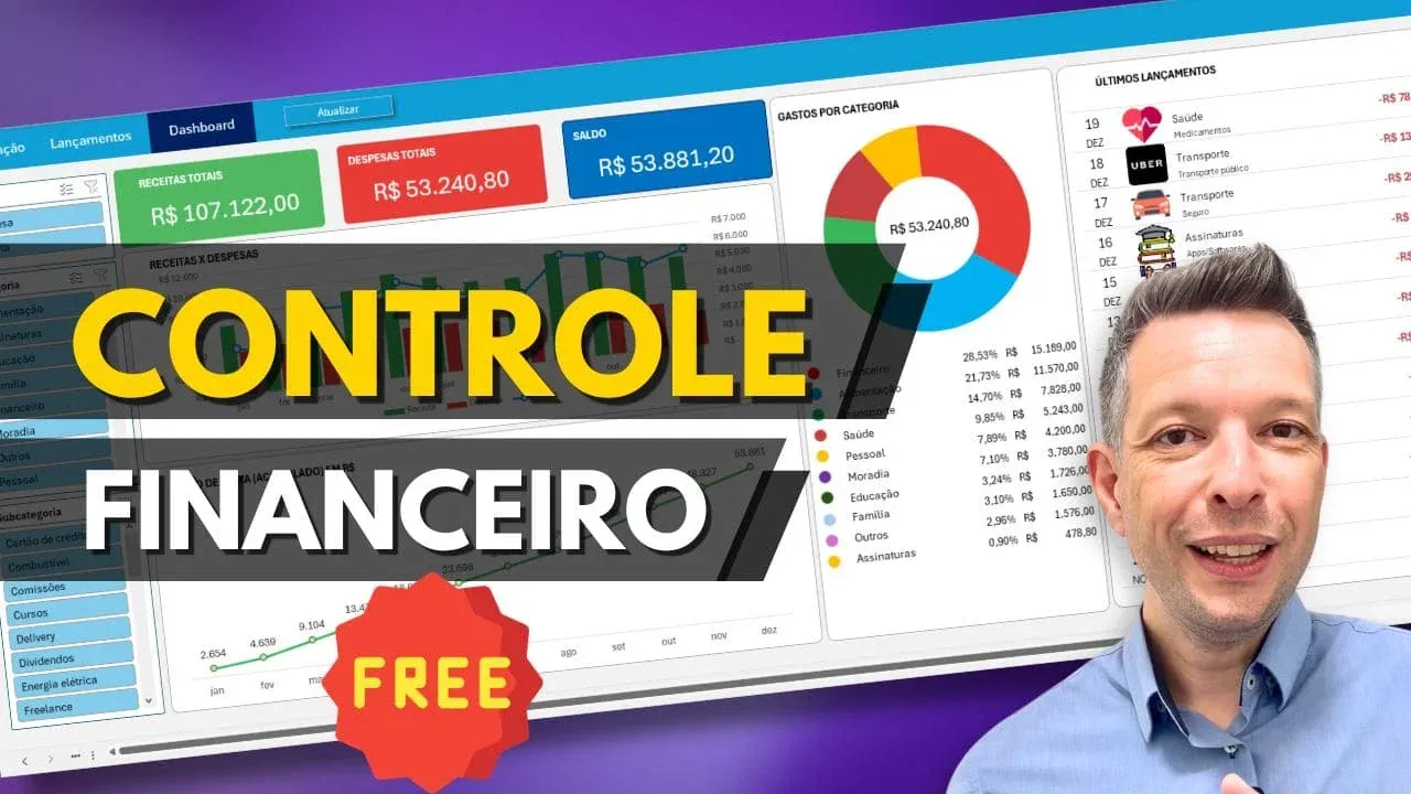 Planilha de controle financeiro Excel thumb