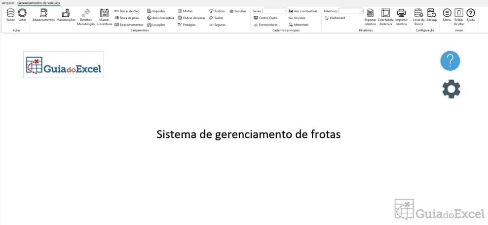 Planilha de frota de veiculos profissional excel