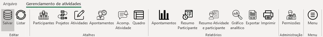 Planilha de gerenciamento de projetos 1