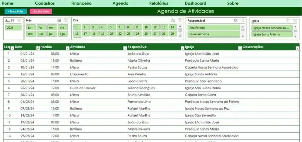 Planilha de Gestão de Igrejas 3