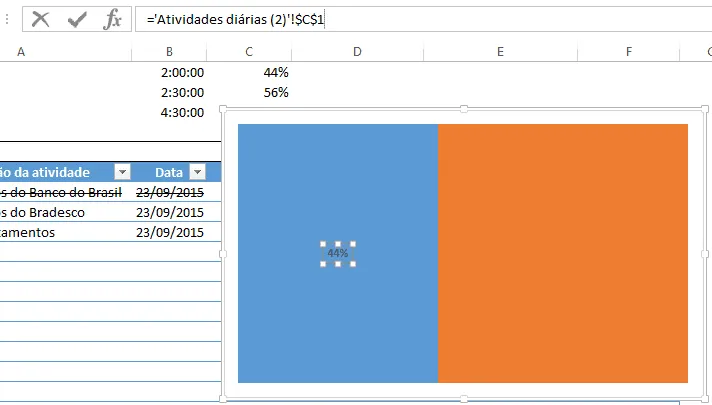 Planilha Excel de atividades diárias 6
