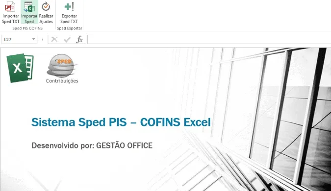 Planilha SPED Contribuições - PIS COFINS