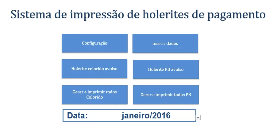 Modelo de Holerite em Excel / Contracheque / Planilha de Folha de Pagamento [download grátis]