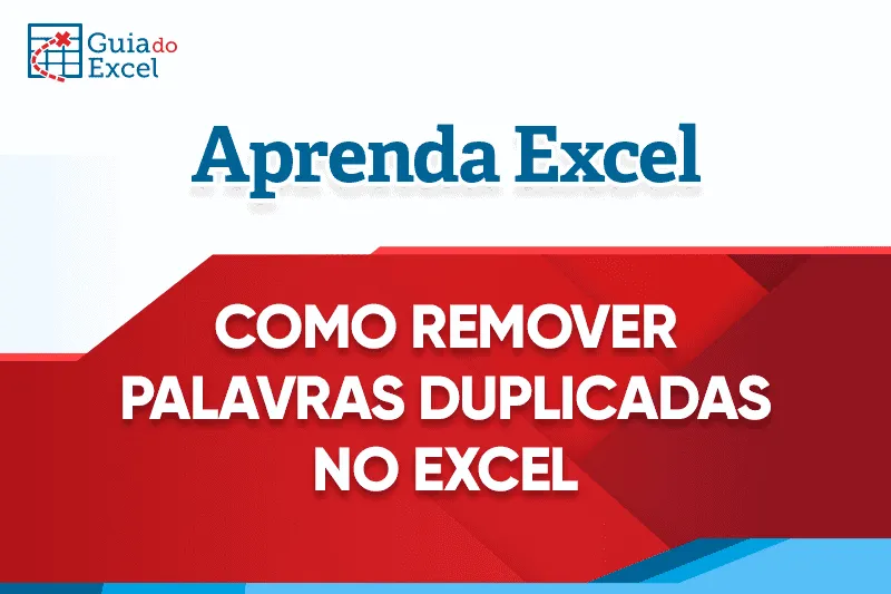 Remover duplicados de células Excel