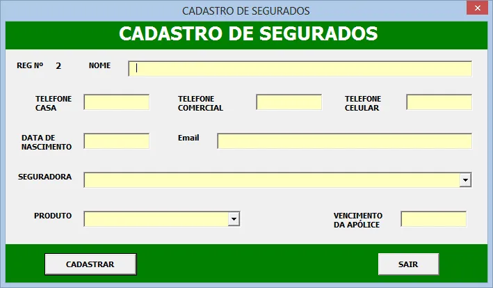 Seguros Excel 1